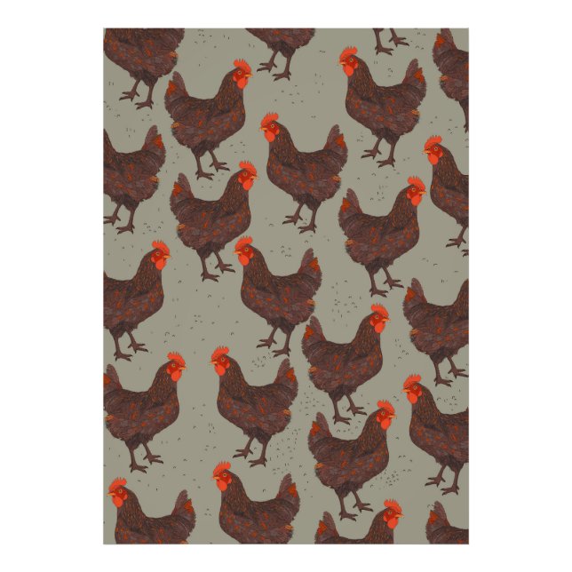 Tupp Farmyard Fototryck (Framsidan)