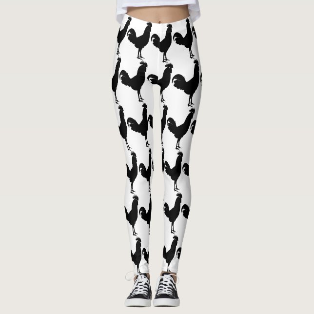 Tupp/feg damasker leggings (Framsida)
