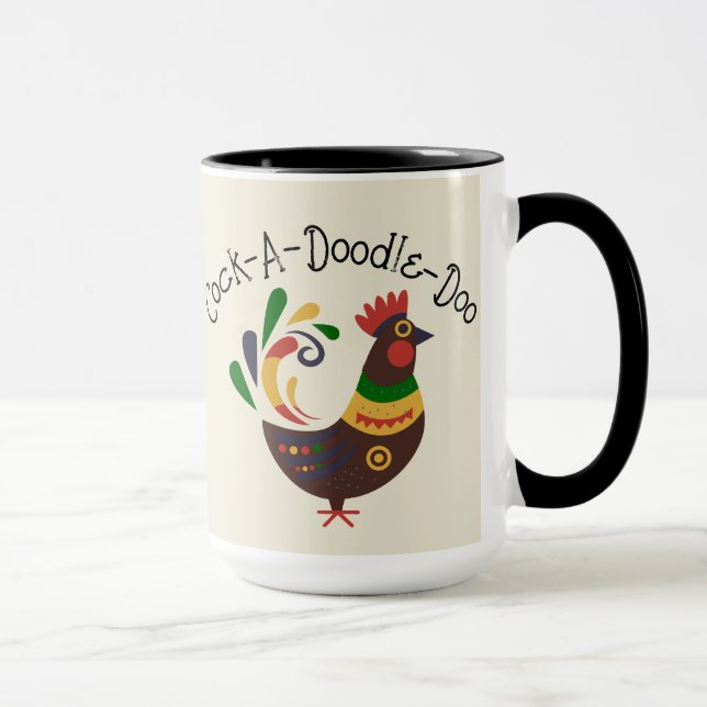 "Tupp" folklig konststil Mugg (Höger)
