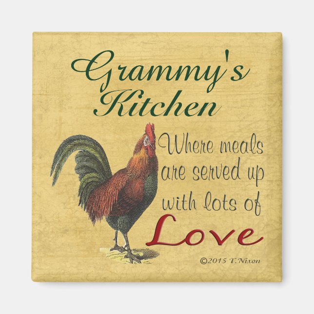 Tupp Grammy's Kitchen Refrigerator Magnet (Framsidan)