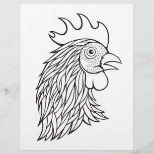 Tupp Head Coloring Bok Page