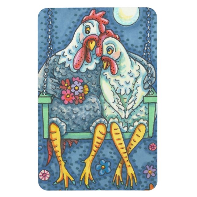 TUPP & HEN ÄLSKARE, CHICKEN MAGNET Large (Vertikal)
