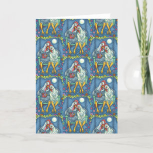 TUPP HEN CANOODLES, CUTE CHICKEN ROMANTIK Blank Kort