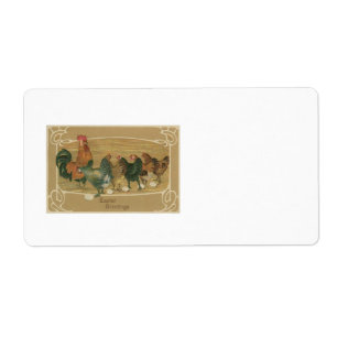 Tupp Hen LutING Påskägg Fraktsedel