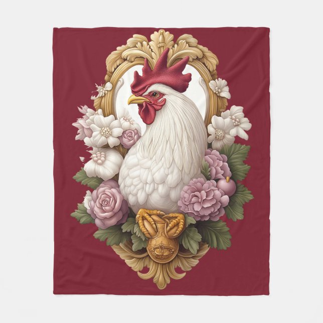 Tupp Heraldic Vapensköld Fleece Blanket (Framsidan)