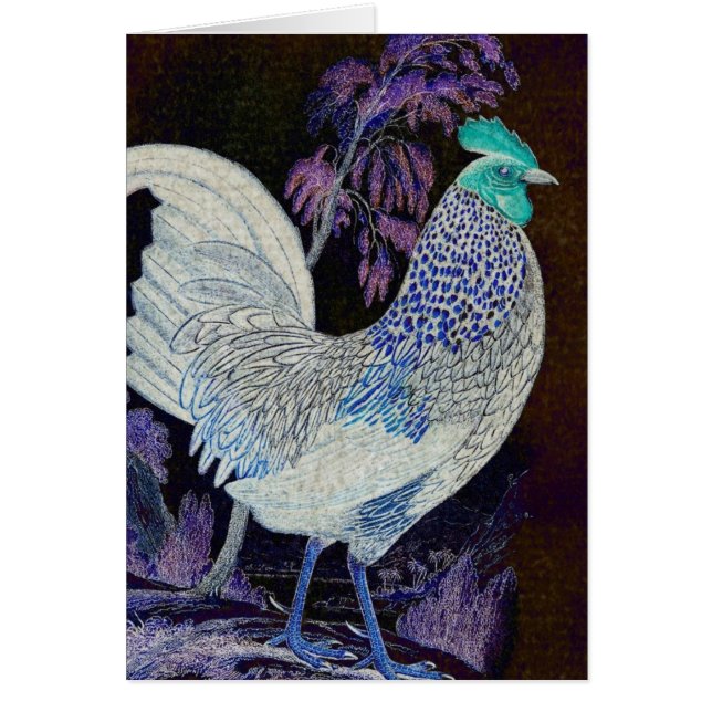 Tupp i ett annat Färg Hälsningskort (Framsidan)