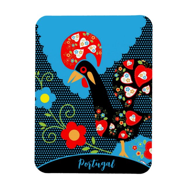 Tupp i Portugal Magnet (Vertikal)