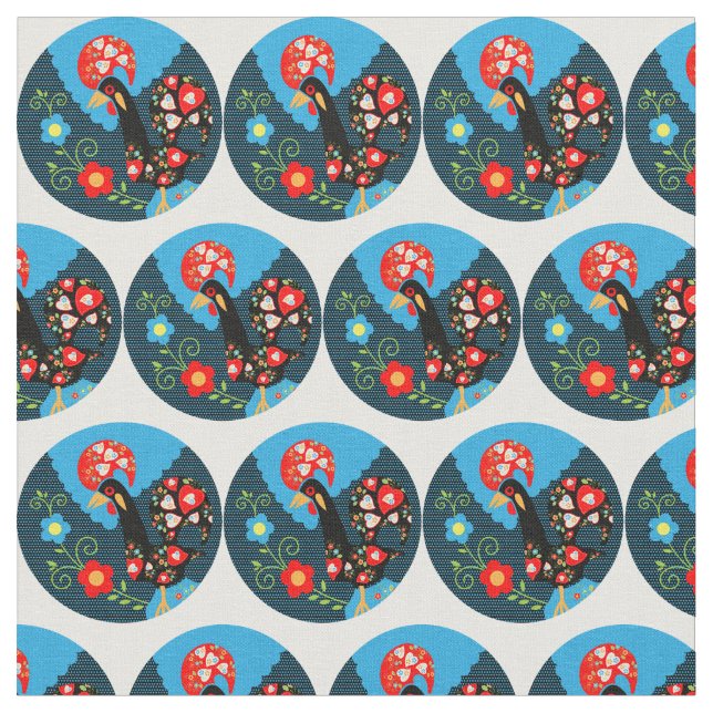 Tupp i Portugal Tyg (Närbild)