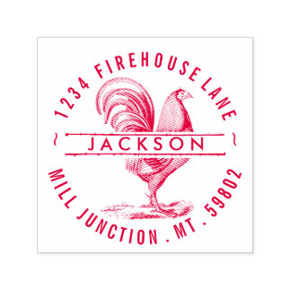 Tupp i Returadress Frimärke i cirkeln med självblä Självfärgande Stämpel