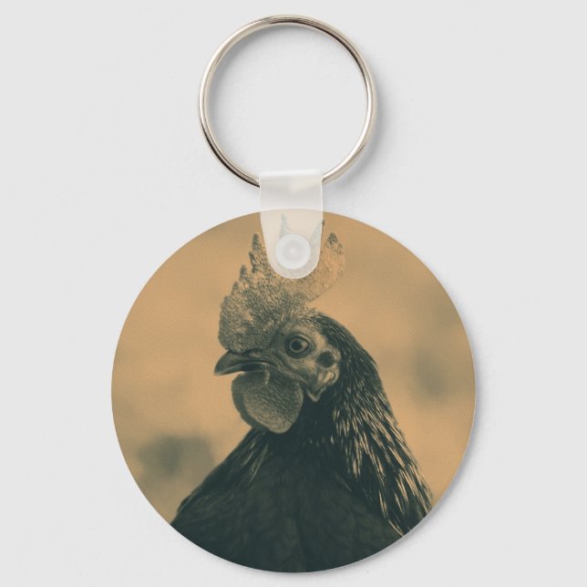 Tupp i Sepia Keychain Nyckelring (Framsida)