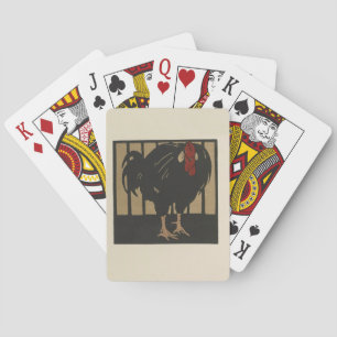 Tupp - Illustration av kvadratiska djur Casinokort