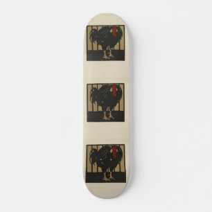 Tupp - Illustration av kvadratiska djur Skateboard Bräda 21,5 Cm