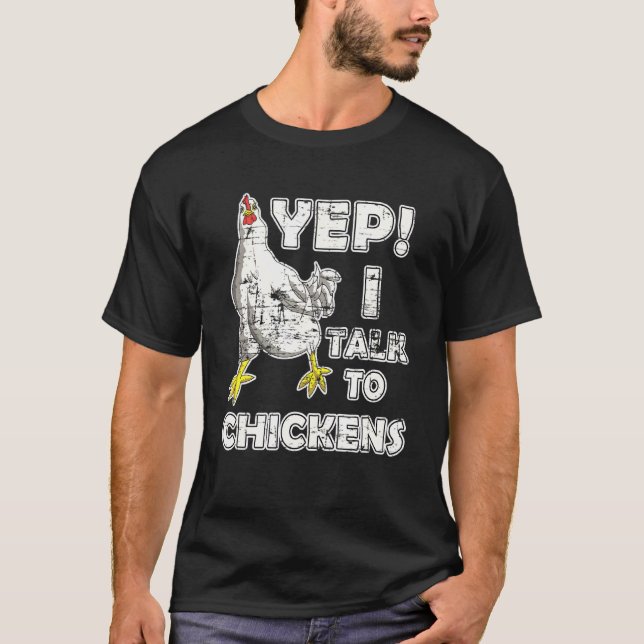 Tupp Jordbrukside Jordbrukshöns T Shirt (Framsida)