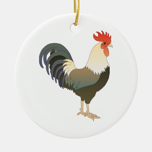 Tupp Julgransprydnad Keramik (Framsidan)