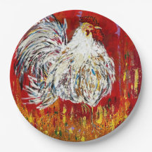 Tupp |Kyckleri 9-tums papper tallrikar