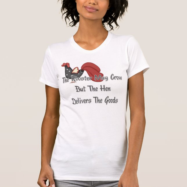 Tupp maj Kråka Tee Shirt (Framsida)