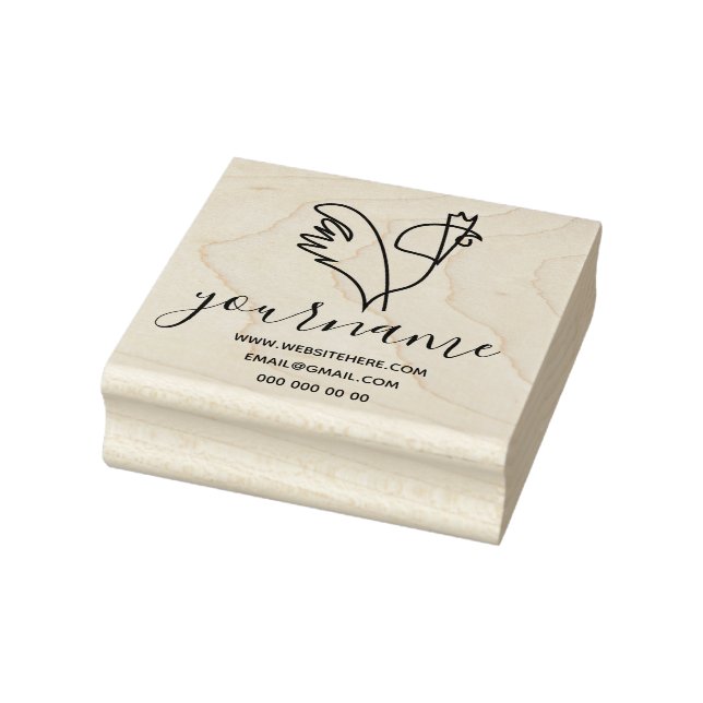 Tupp Male Chicken Stämpel (Stämpel)