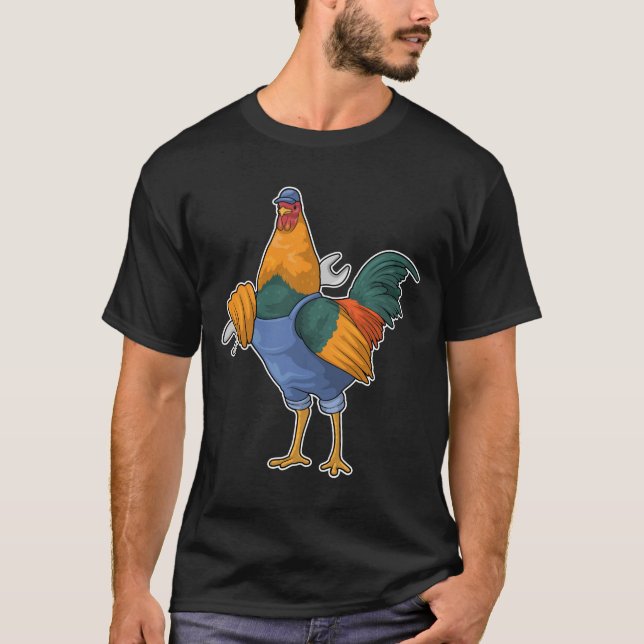 Tupp Mechanic Verktyg T Shirt (Framsida)