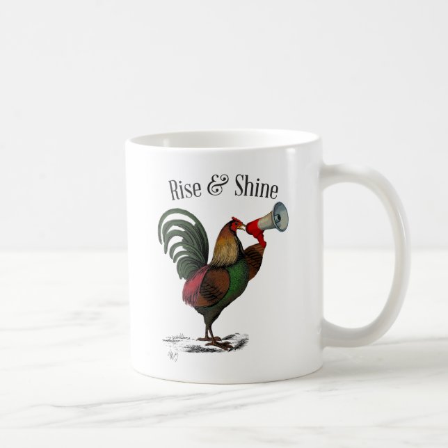 Tupp med Loudhailer 2 Kaffemugg (Höger)