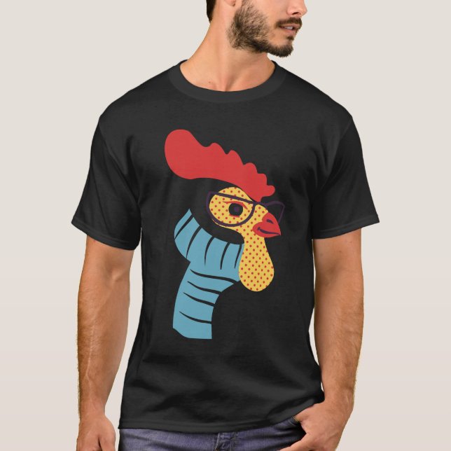 Tupp Modern Simple Black Art Illustration T Shirt (Framsida)