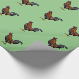 Tupp Mönster - Glossy Wrapping Papper, 30 x 6' Presentpapper