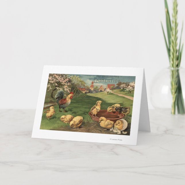 Tupp och Chickar Helgkort (Framsida)