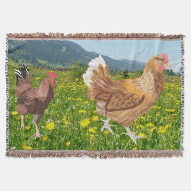 Tupp och Chicken 2 Throw Blanket Filt (Framsidan)