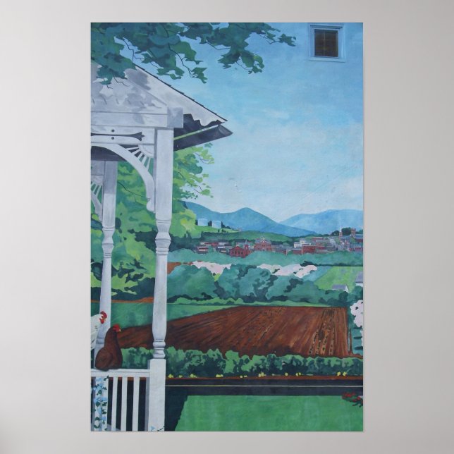 Tupp och Farm Fält Poster (Framsidan)