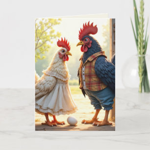 Tupp och Hen Birthday Humor Kort