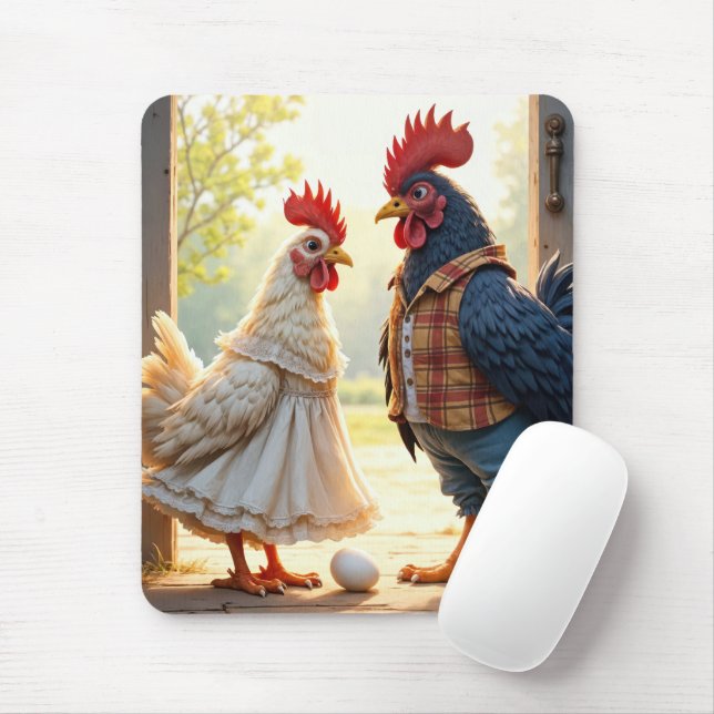 Tupp och Hen Humor Musmatta (Med mus)