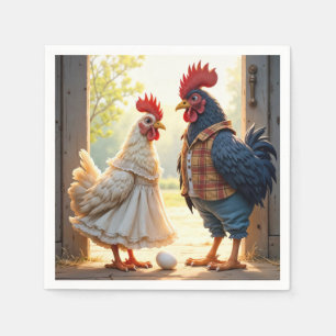 Tupp och Hen Humor Pappersservett