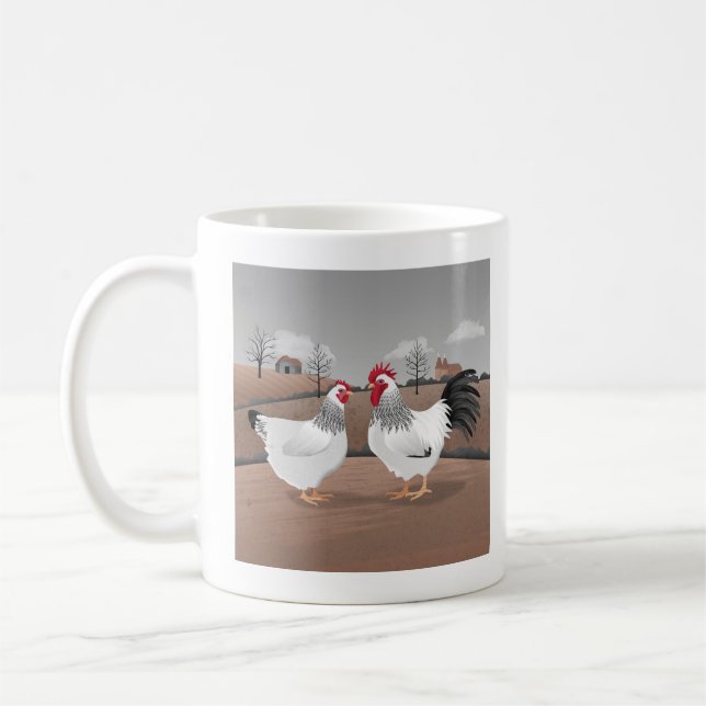 Tupp och höna kaffemugg (Vänster)