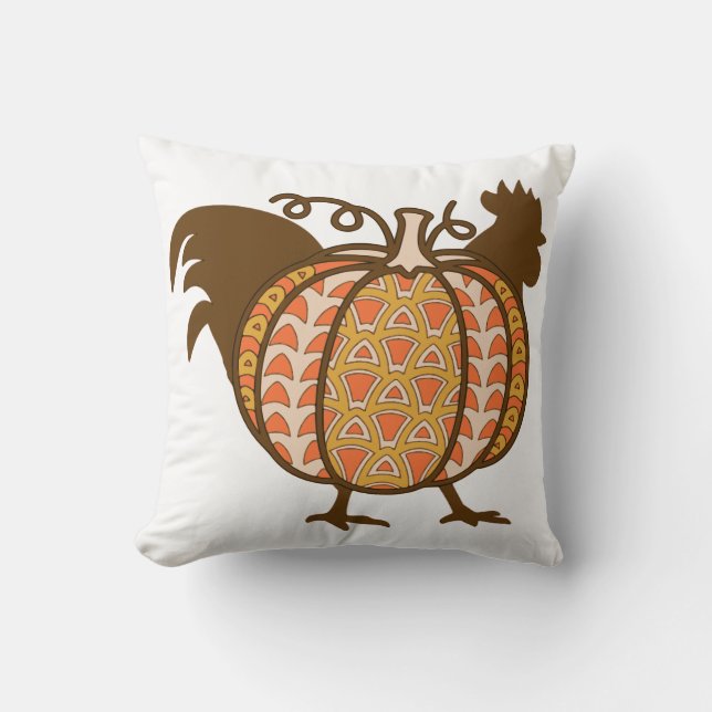 Tupp och Pumpkin Kudde (Framsida)