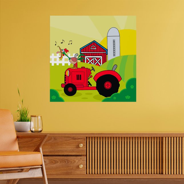 Tupp och traktor poster (Skapare uppladdad)