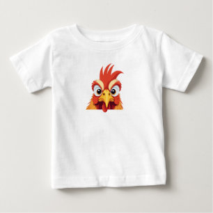 Tupp Peeking Cute Adsible Funny Animal Tecknad T Shirt