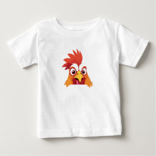 Tupp Peeking Cute Adsible Funny Animal Tecknad T Shirt