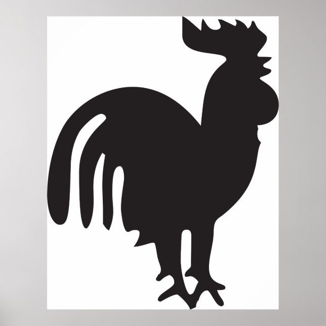 Tupp Silhouette Poster (Framsidan)