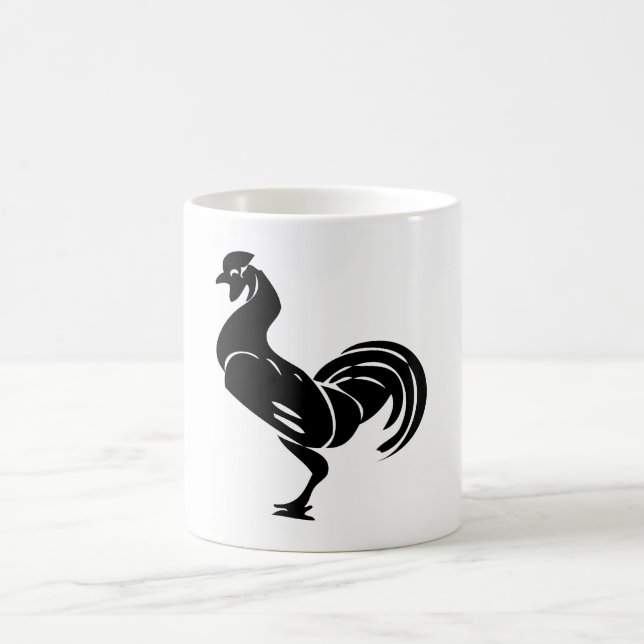 Tupp silhuette kaffemugg (Center)