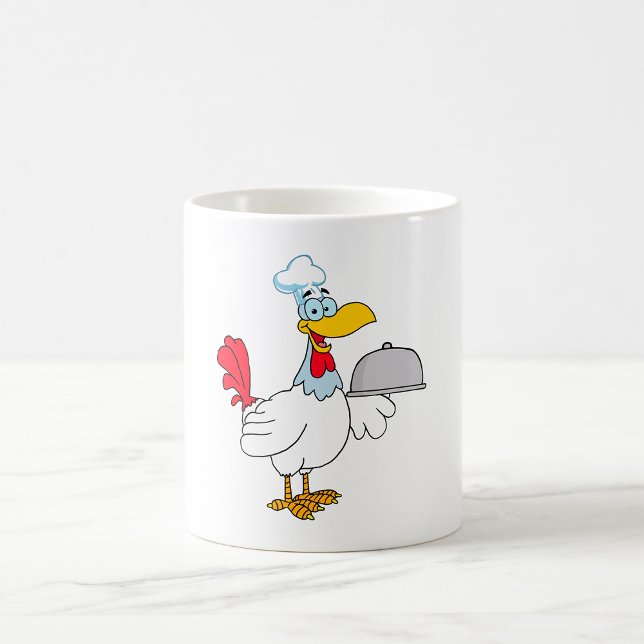 Tupp som serverar mat kaffemugg (Skapare uppladdad)