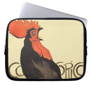 Tupp Steinlen Cocorico Fransk Art Laptop Sleeve