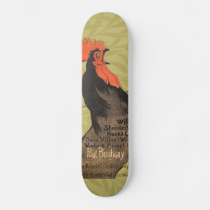 Tupp Steinlen Cocorico Fransk Art Mini Skateboard Bräda 18,7 Cm