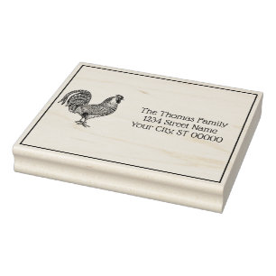 Tupp Teckning-litografi #1 Namn Returadress Stämpel