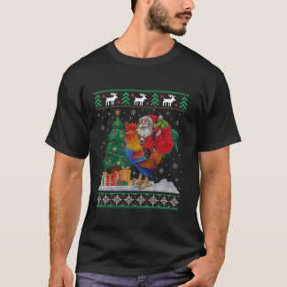 Tupp Ugly Julafton Santa Riding Tupp jul S T Shirt