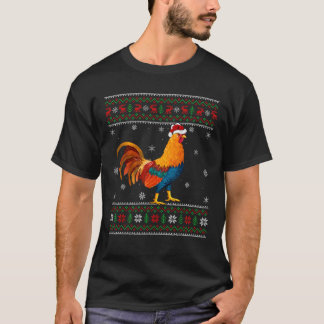 Tupp Ugly Julafton Sweater Santa Hat Tupp Kristus T Shirt