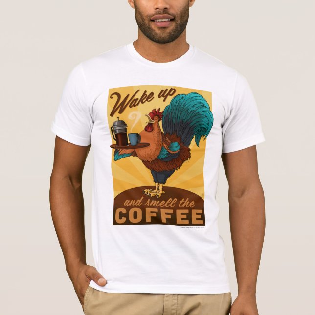 Tupp - Vakna och blötlägga kaffet T-shirt (Framsida)