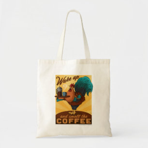 Tupp - Vakna och blötlägga kaffet Tygkasse