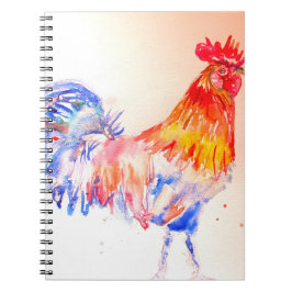 Tupp Vattenfärg Kyckling Fågel Pojkar Notebook Anteckningsbok