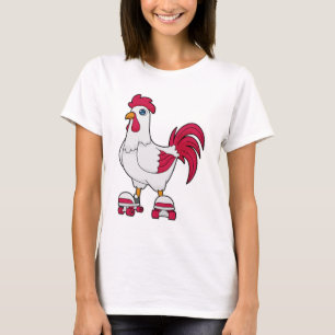 Tupp vid Inline-skridskor med rullskridskor T Shirt