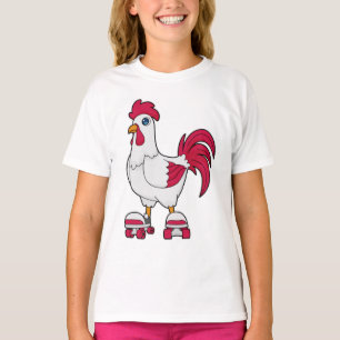 Tupp vid Inline-skridskor med rullskridskor T Shirt