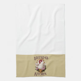 Tupp & Vindruvor Heraldisk Kam, enkel, Kökshandduk